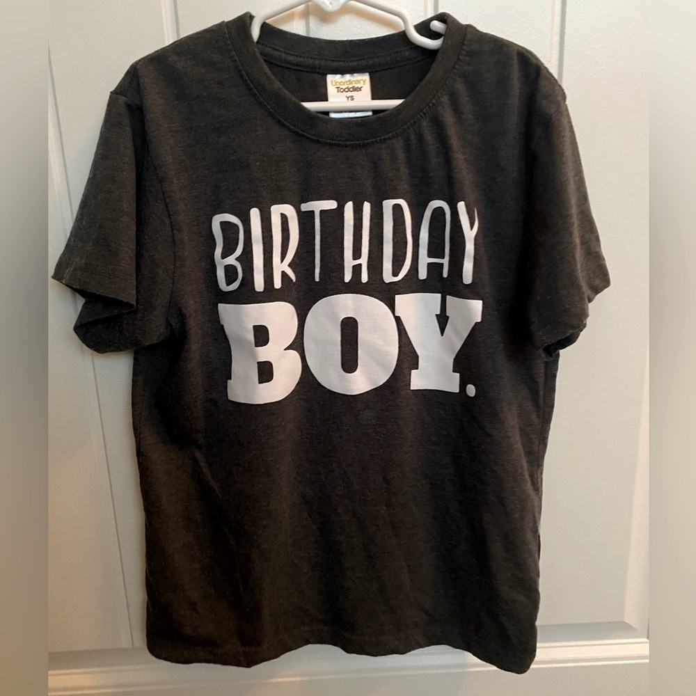 Birthday Boy Graphic T-Shirt - Charcoal Gray